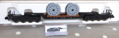 Fleischmann 6660031 N Low-Loader Rungenwagen Uai With Cable Drums DB Era 4 New