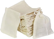 ICEYLI 30 Pcs 4 x 3 Inches Natural Unbleached Cotton 4 x 3 Inches, 