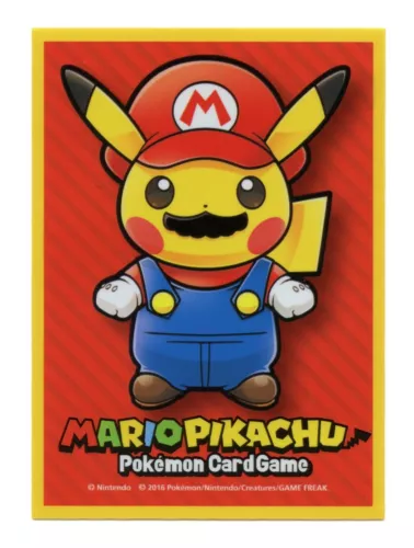 Mario Pikachu Individual Card Sleeve Pokemon Center Japan Original