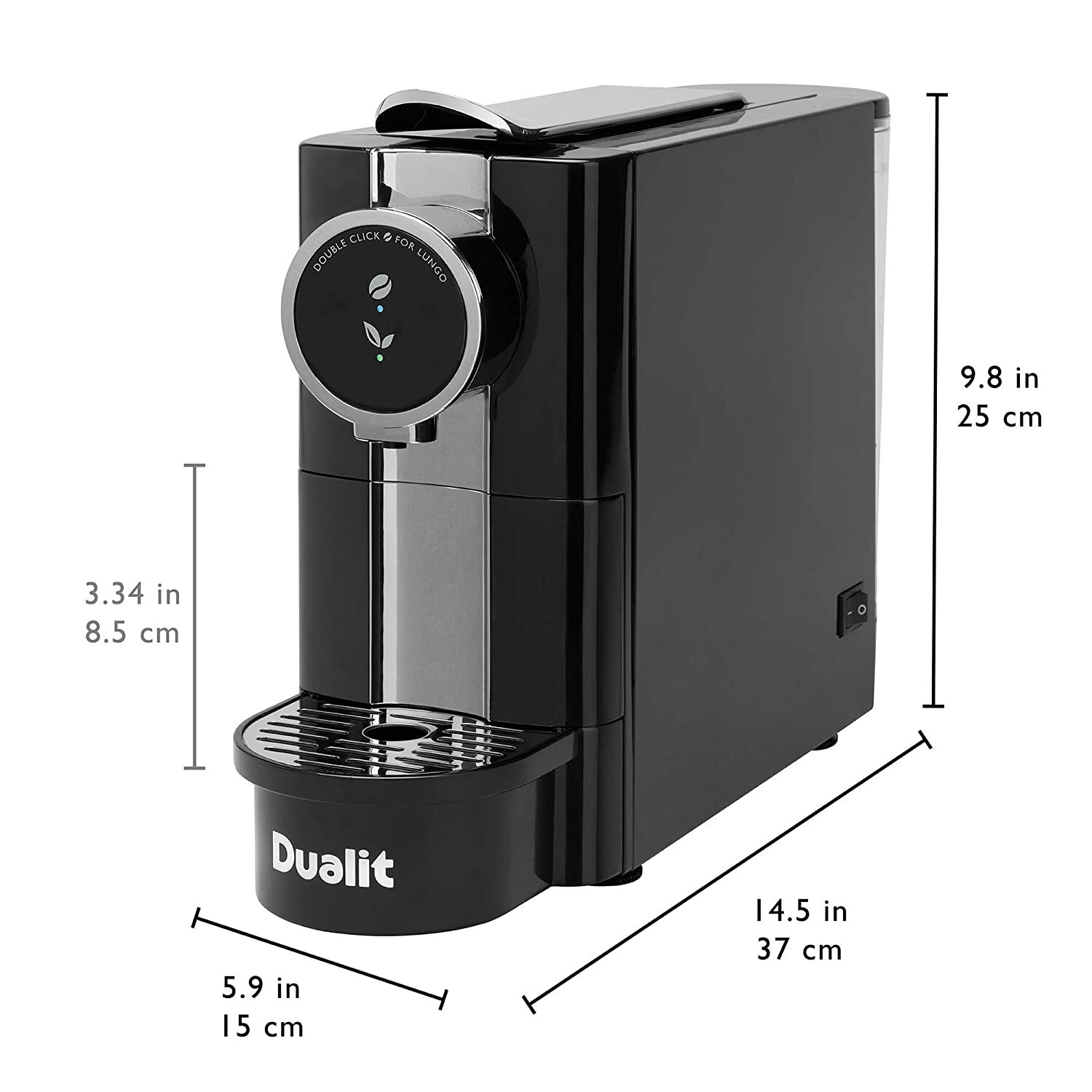 Dualit Café Plus Coffee Capsule Machine Nespresso Compatible Capsule