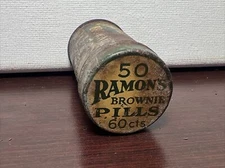 Ramon’s Brownie Pills 50 Count Metal Vtg Tin 