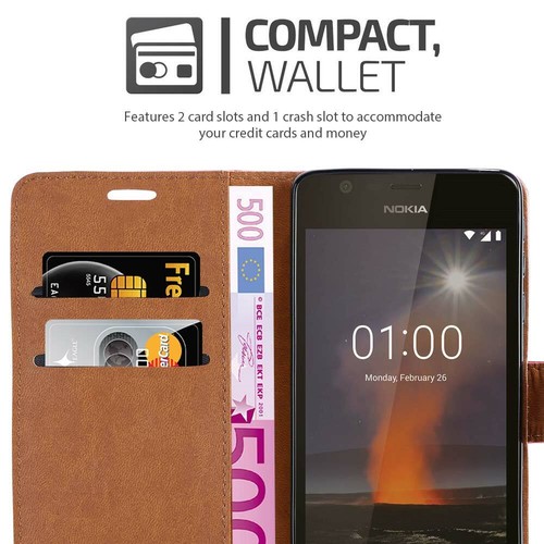 For Nokia 1 Plus Phone Case Leather Wallet Book Cover + Screen Protector - Picture 78 of 80