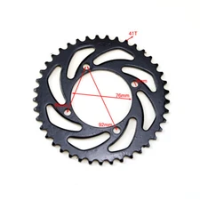 420 76mm 41T Rear Sprocket For Chinese 50 125 150cc Pit Dirt Bike CRF50 SSR SDG