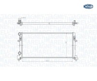 KüHler, MotorküHlung Magneti Marelli 350213166200 FüR Vw