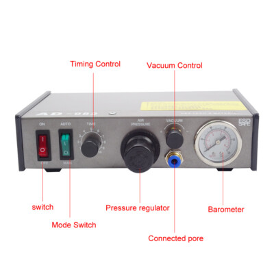220V AD-982 Semi-Auto Glue Dispenser PCB Solder Paste Liquid Controller Dropper