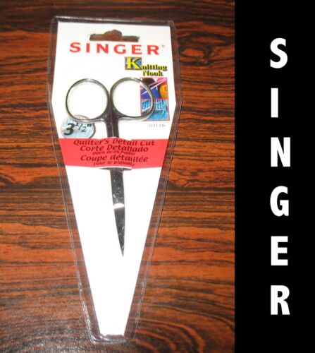 2  Singer Quilter`s detail cut scissors 3 1/2 inch Stainless steel fine point - Picture 1 of 6
