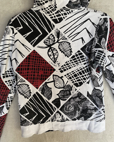 Y2K Billabong donna media reversibile felpa con cappuccio zip intera giacca pump it up - Foto 13 di 24