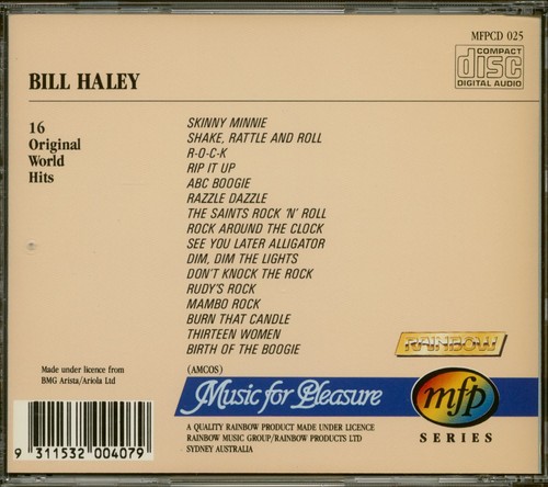 Bill Haley - 16 Original World Hits (CD) - Rock & Roll - Picture 2 of 2