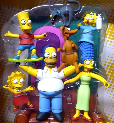 The Simpsons Couch Gag Box Figure Set New 2004 Factory