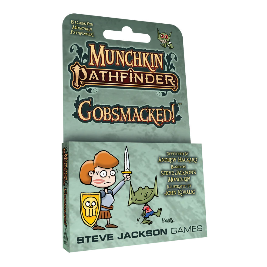 Munchkin Pathfinder Gobsmacked 15 Card Booster Карточная игра Munchkin Стив Джексон