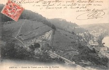 Cpa Orival Entrance of the Tunnel under the Coast of the Pavilion