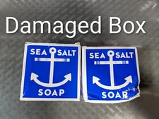 2 Pks Swedish Dream Natural Sea Salt Invigorating Bath Soap - 4.3 oz Bars #S6