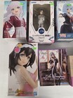 Anime Figure (20) Lot Qposket Bandai Sega Mari Evangelion Emilia + More MIB — photo 4