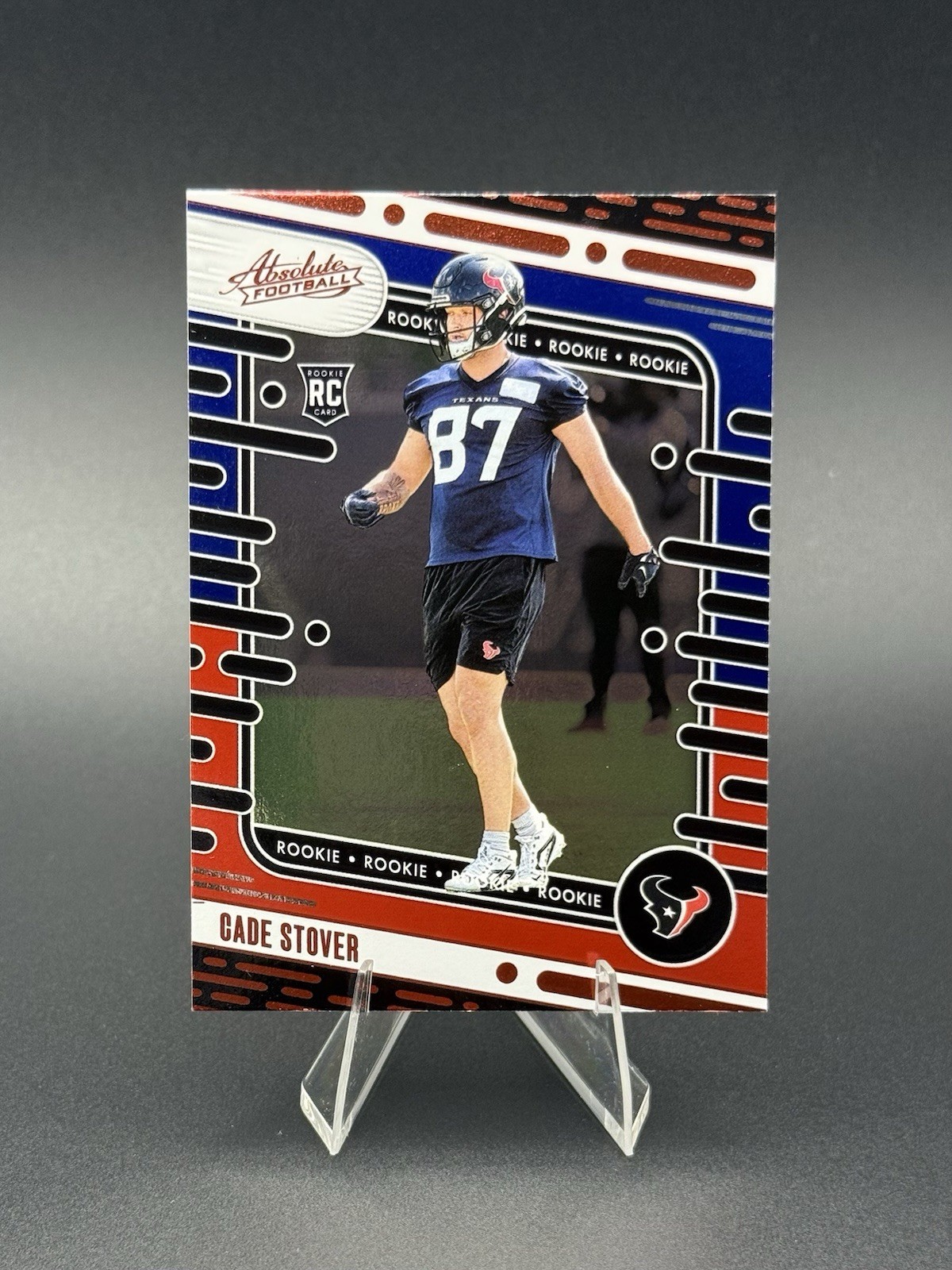 2024 Panini Absolute - Rookies Cade Stover #185 Red & Blue (RC)