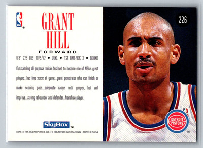 1994-95 SkyBox Premium #226 Grant Hill | eBay