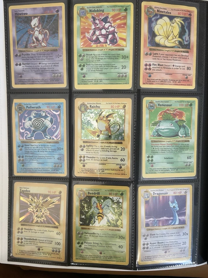 COMPLETE 1999 POKEMON SHADOWLESS BASE SET (102/102) - Image 2 of 4