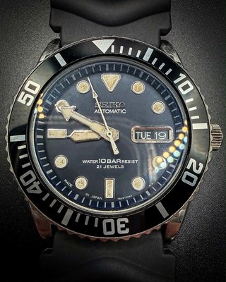 JAPAN Seiko Diver's ''Submariner''  7S26-0040 SKX031J Automatic Men's Watch Rubber