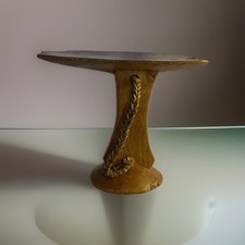 Vint/antiq Hand Carved Kenyan Turkana Head Rest 6.25 Tall 7.25 Wide 3.75 Long