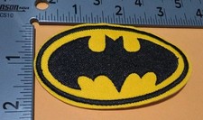 Batman Logo Embroidered Sew/Iron On Patch