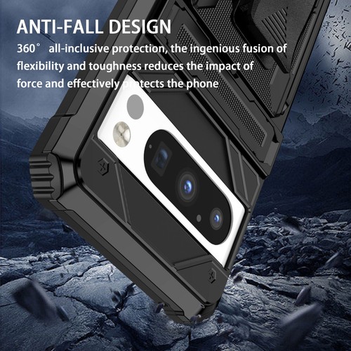 Shockproof Rubber +PC Stand Case Cover with Clip For Google Pixel 9 Pro XL 8 6 - Picture 8 of 84