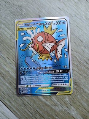Pokémon Magikarp und Wailord GX - Tag Team 161/181 - Ungraded 2019 Pokemon Karte