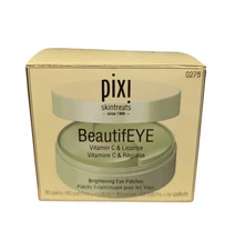Pixi BeautifEYE Brightening Eye Patches with Vitamin C - 60ct | 0275 BRAND NEW