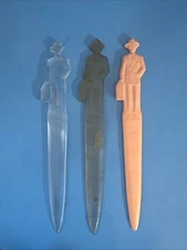 Vintage Fuller Brush Company Letter Opener Lot Of 3 Salesman Letter Openers