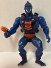 Vintage 1984 Mattel MOTU He-man WEBSTOR figure w/ Armor, Soft Head