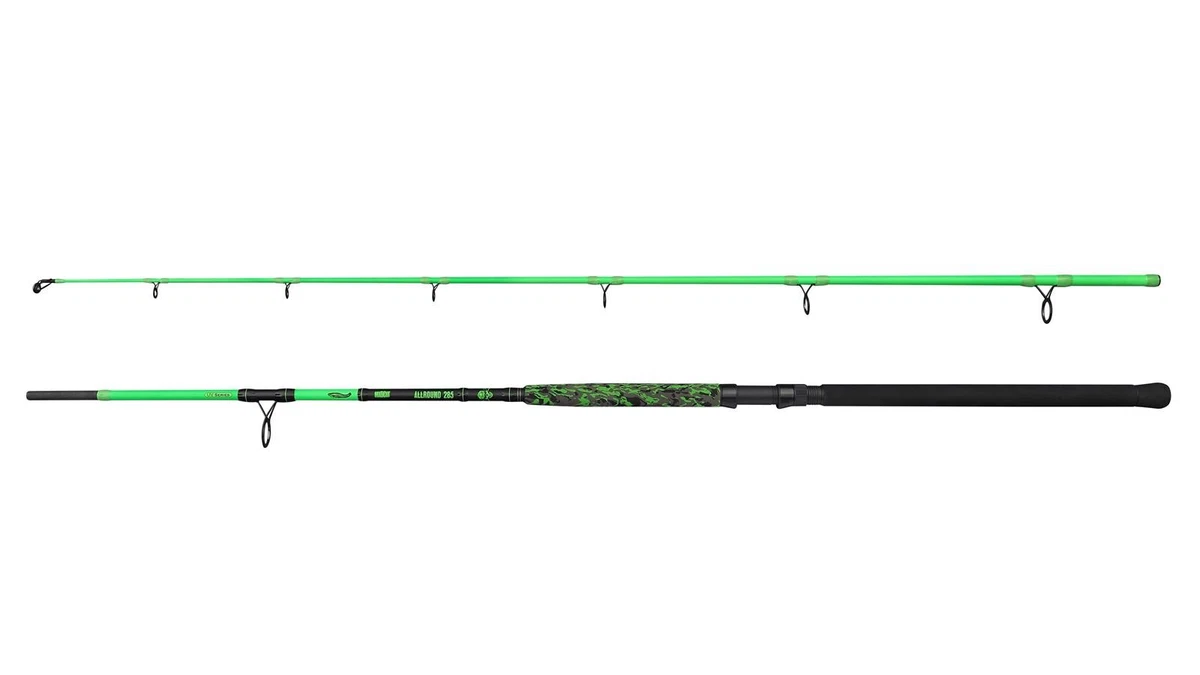 Canne Casting Canne à Pêche MADCAT Green Spin 9'02 - 40-150 G, Puissante Et Légère Pour Le Silure Silure Avec Moulinet