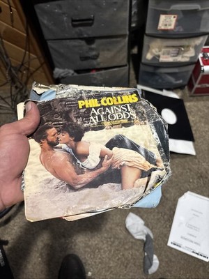 Phil Collins, Against All Odds 45 rpm Record NRMT, Atlantic Records