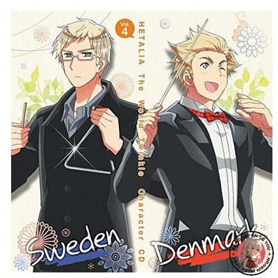 New anime Hetalia The World Twinkle  Character CDs Vol.4 Denmark & Sweden