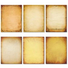 102Pcs Antique Stationary Paper Vintage Letter Writing Scrapbooking Typewriters