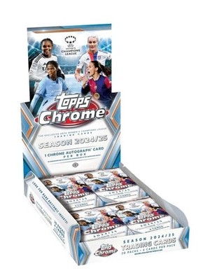 2024/25 Topps Chrome UWCL Womens Champions League Football Karten MIN ORDER = 2