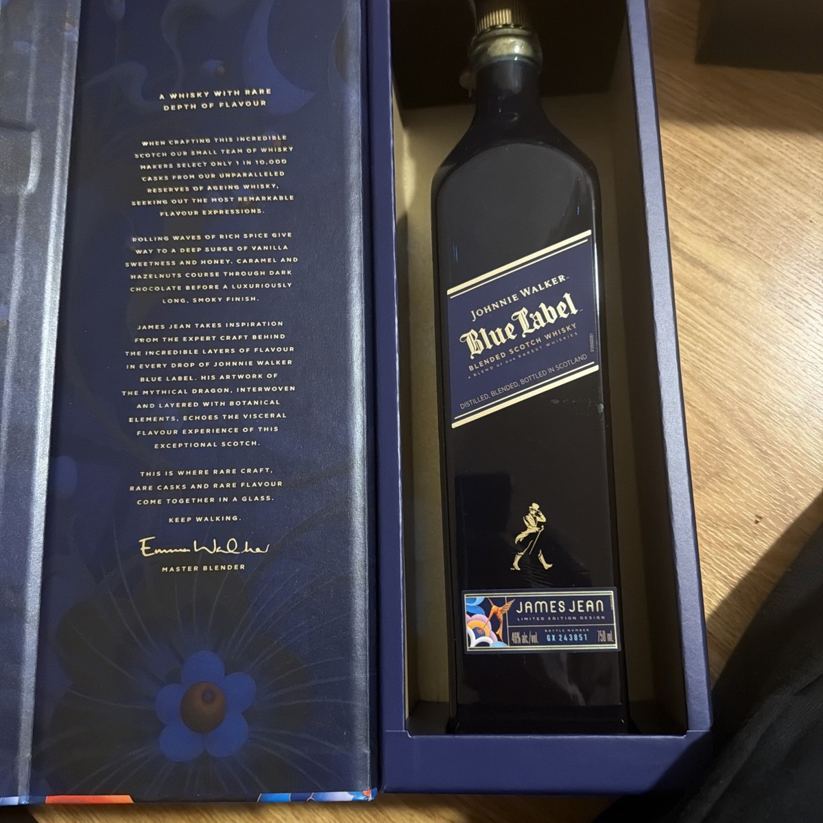 Johnnie Walker Blue Label Zodiac Limited Edition Dragon Empty