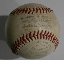 Vintage 1970's Spalding Official Ball National League Charles Feeney Baseball