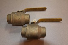 Lot of 2 Apollo 94A-209-01 -  2-1/2" Brass Ball Valve Full Flow 400PSI Sweat