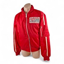 Vintage Subaru RX Australian Rally Team 1987 Jacket Medium Pedder Lowe & Card