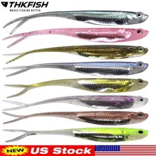 THKFISH Soft Swimbait Fishing Lure Jerk Shad Minnow Drop Shot Lure Soft Jerkbait