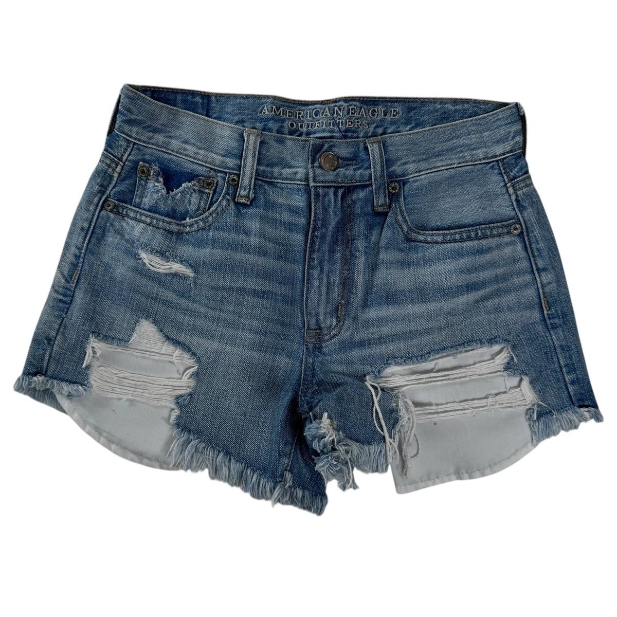 Short American Eagle Next Level De Tiro Alto Para Mujer | Envío gratis