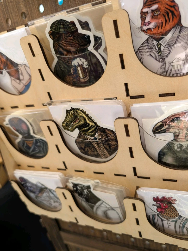 Rompecabezas Ram con cerveza: madera: 37 piezas: tirada de impresión limitada: 5" X 5": pegatina gratuita Foto 4 de 4