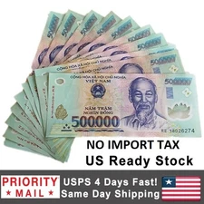 8 Millions Vietnam Dong Banknote 16x500k Vietnamese Currency Money VND Million