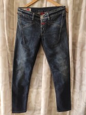 Marithe Francois Girbaud Jeans Made In Italy Size 31 Blue Washed Color 