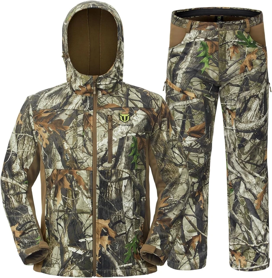 Hunting Clothes for Men with Fleece Lining, Safety Strap Compatible Water Res... - Image 3 of 4