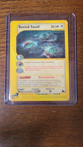 Buried Fossil - 47/144 - Pokemon Skyridge NM/LP