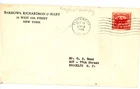 UNITED STATES-- Cover Franked with Scott #629 Canceled on 1st Day in Elizabeth,