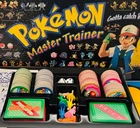 Pokemon Master Trainer Board Game Vintage Hasbro 100% Complete 1999 Kanto CLEAN!