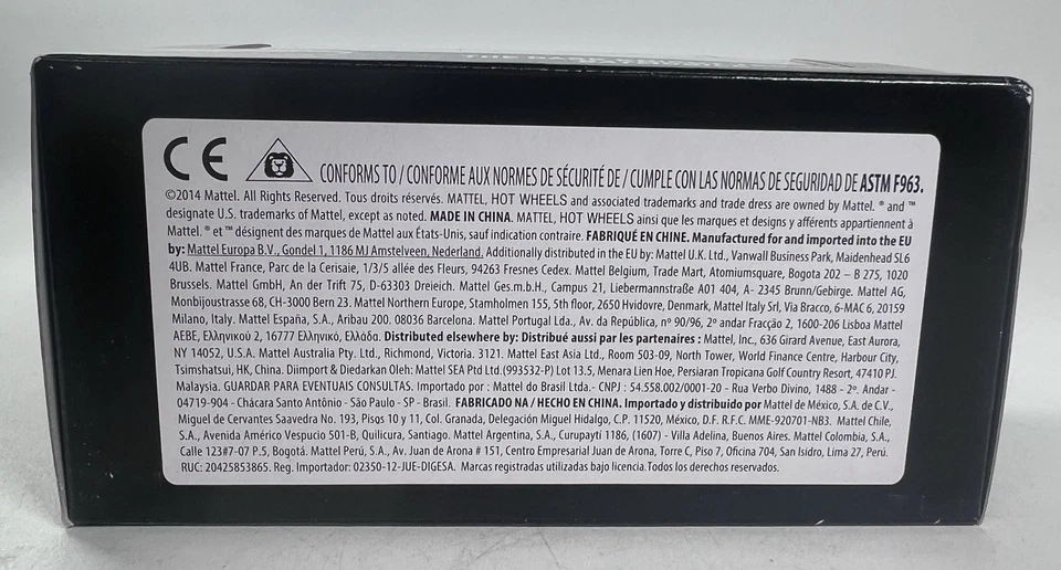 Hot Wheels Elite One DC BATMAN THE DARK KNIGHT TRILOGY Batmobile New Sealed - Image 3 of 3