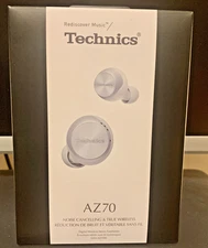 Panasonic Technics EAH-AZ70W Earbuds Earphones - Silver - EXC
