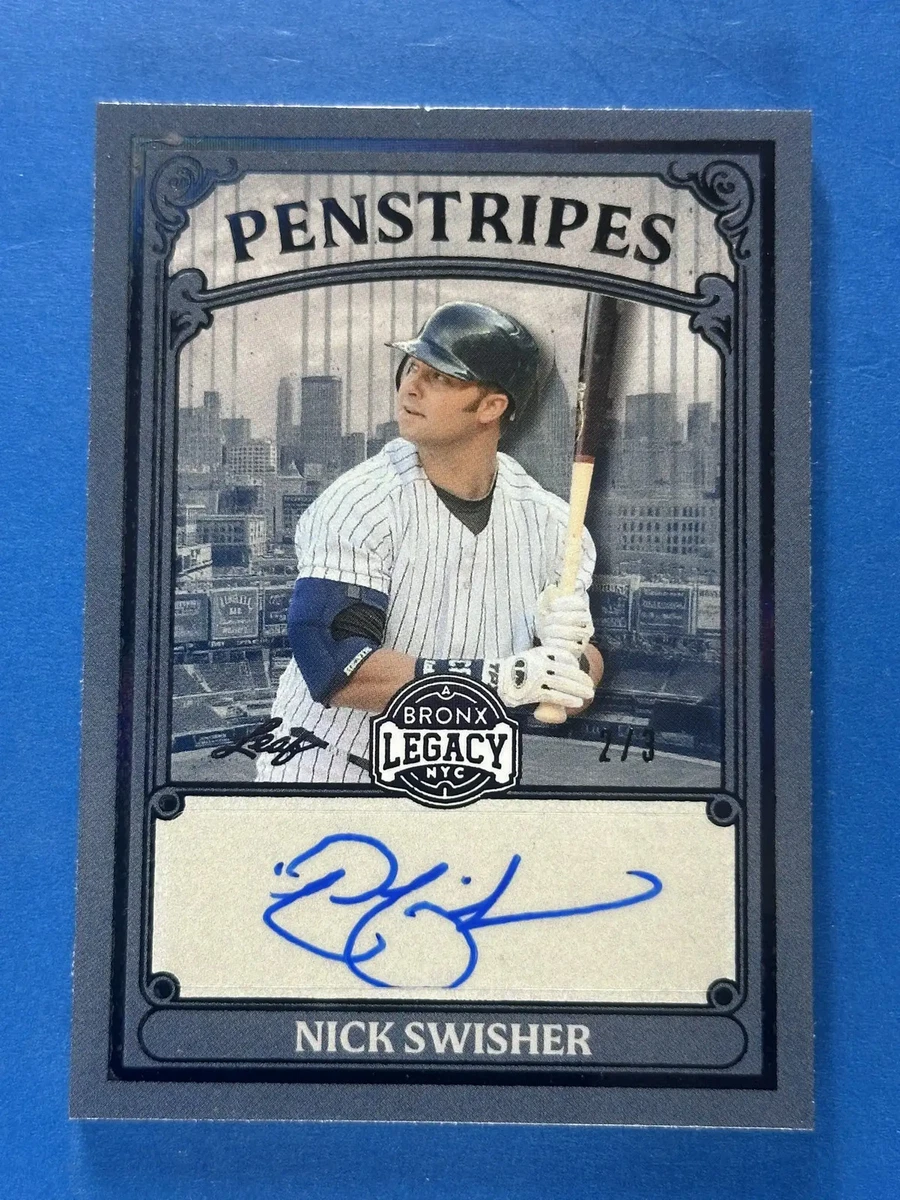 Nick Swisher Baseball Serial Numbered Sports Trading Cards 