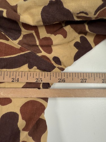Vtg Red Head Mens Button Up Duck Camo Hunting Long Sleeve Shirt Brown Sz 2XL - Picture 7 of 11
